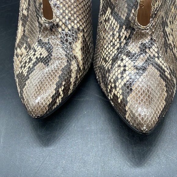 Snakeskin - Lizard Booties Sz 8/38 - Picture 2 of 8